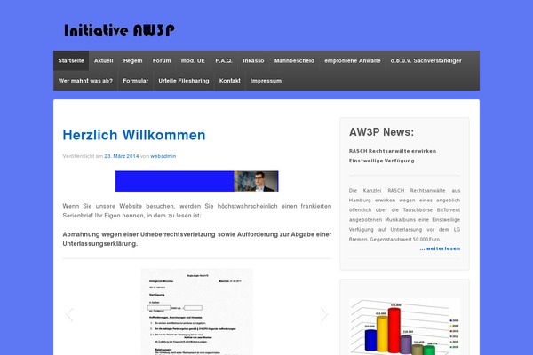 abmahnwahn-dreipage.de site used Scaffold
