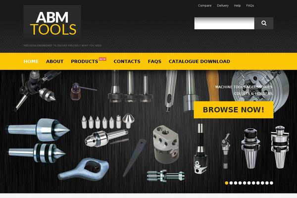 Tools theme site design template sample