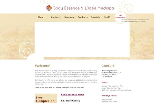abodyessence.com site used Bodyessence