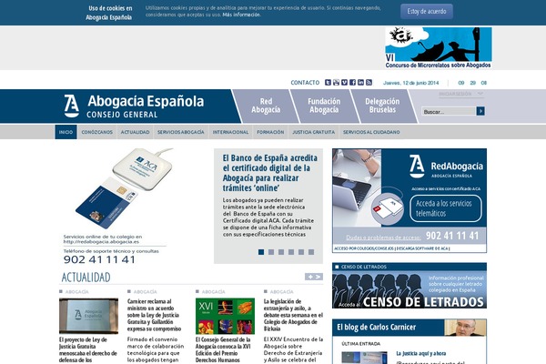 abogacia.es site used Nwp