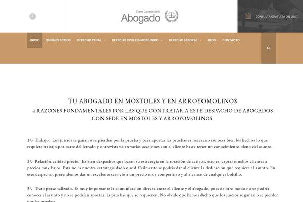 WordPress website example screenshot