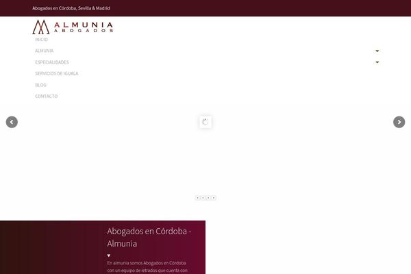 abogadosalmunia.es site used Dobuss_blank_theme