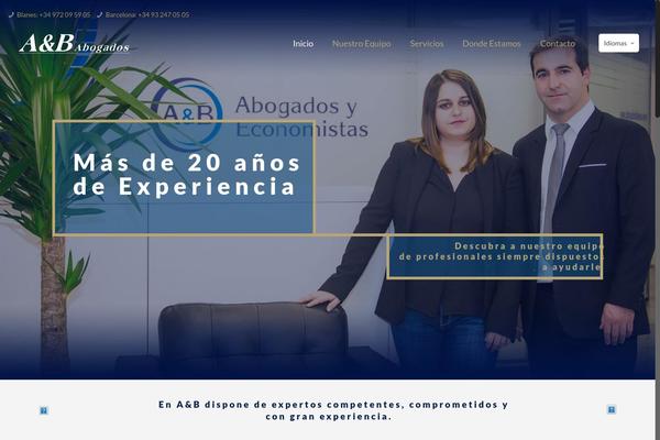 abogadosblanes.com site used BeTheme