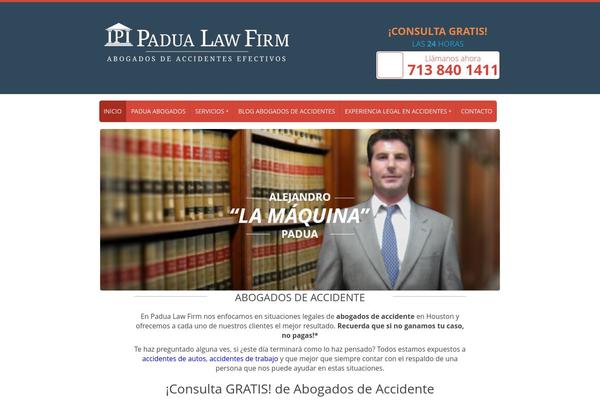 abogadosdeaccidente.com site used Padualaw