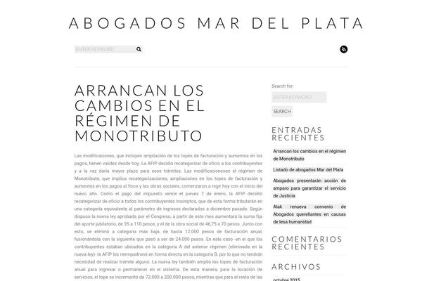 abogadosmardelplata.com site used Simplenotes
