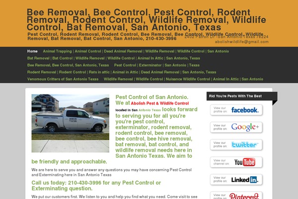 WordPress website example screenshot