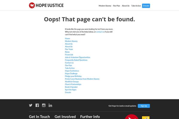 abolitioninternational.org site used Hope-for-justice-2016