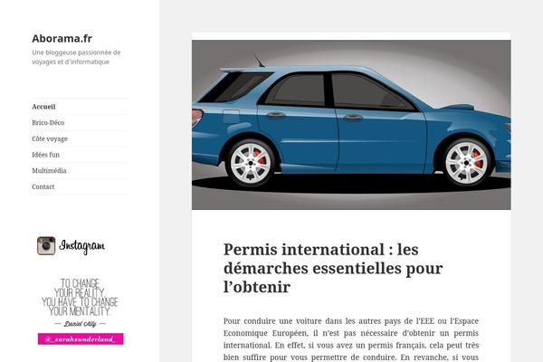 WordPress website example screenshot