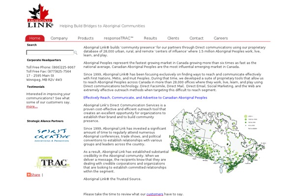 aboriginallink.com site used Alink_2