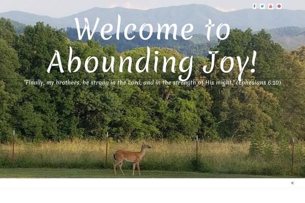 aboundingjoy.com site used Voice-blog-lite
