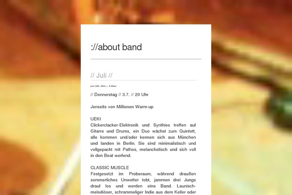 aboutband.net site used Blass2