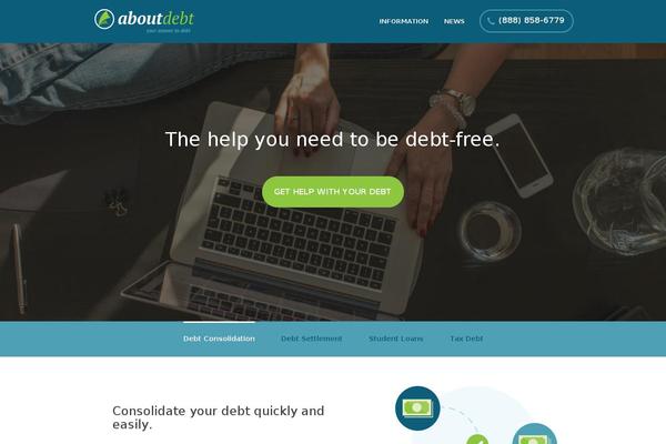 aboutdebt.com site used Aboutdebt