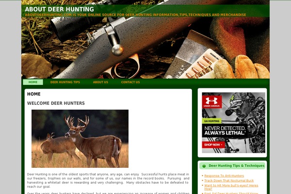 aboutdeerhunting.com site used 273