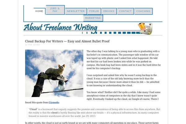 aboutfreelancewriting.com site used Thesis_189