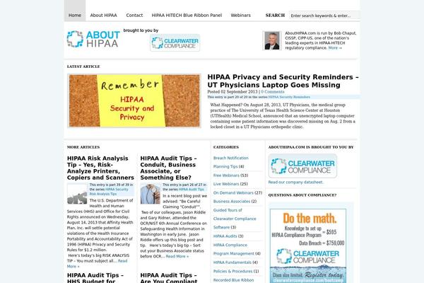 WordPress website example screenshot