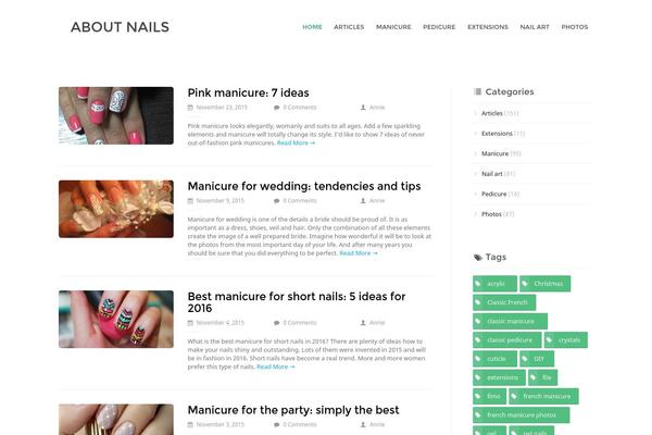 aboutnails.info site used Verbo