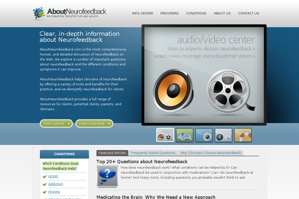 aboutneurofeedback.com site used Nextelement