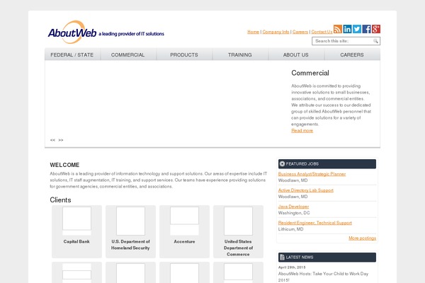 WordPress website example screenshot