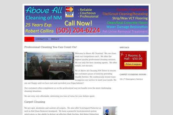 aboveallcleaningnm.com site used Headway