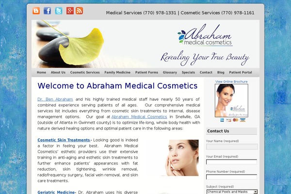 WordPress website example screenshot