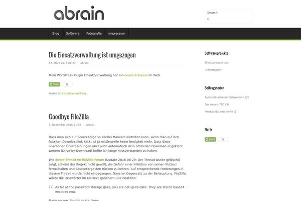 Site using Abrain-software plugin