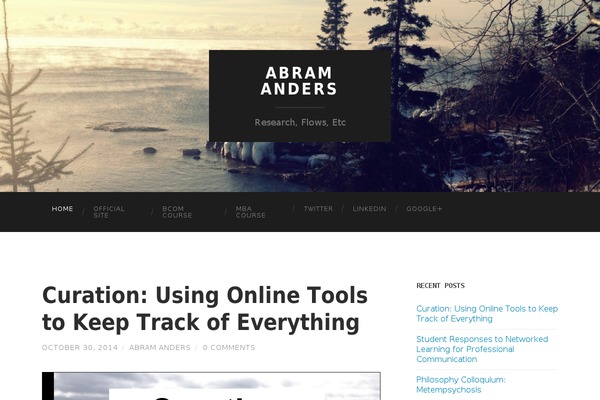 WordPress website example screenshot
