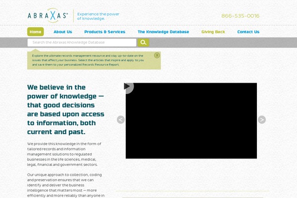 abraxasworldwide.com site used Abraxas