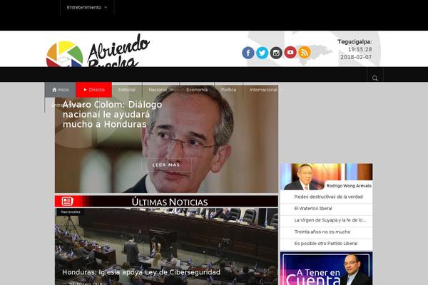 abriendobrecha.tv site used Discussionwp-child