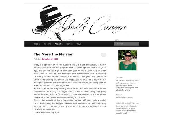 WordPress website example screenshot