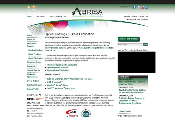 abrisatechnologies.com site used Abrisa