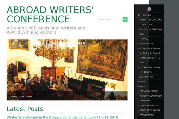 abroadwritersconference.com site used Leatherdiary-premium