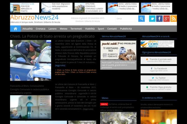 Newspaper theme site design template sample
