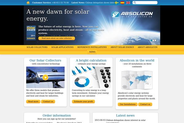 Site using Absolicon_plug plugin