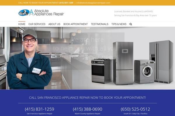 WordPress website example screenshot