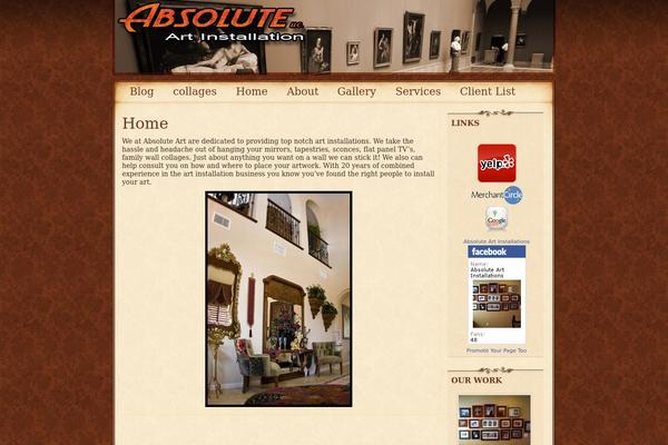 Aesthete theme site design template sample