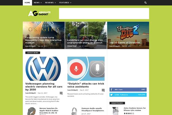 WordPress website example screenshot