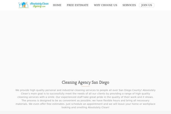 absolutelycleanagency.com site used Cleaning