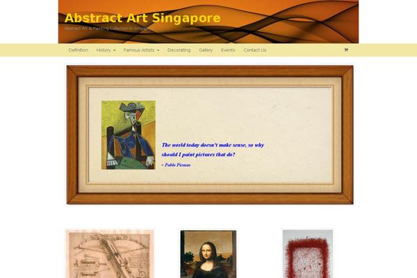 abstractartsg.org site used Canvas