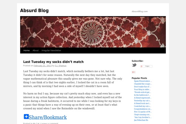 WordPress website example screenshot