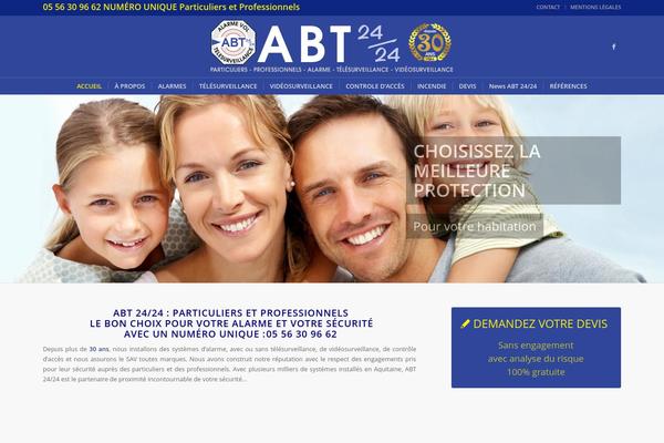 abt-alarmes.com site used Abt-en