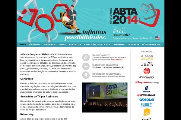 abta2014.com.br site used Abta2014