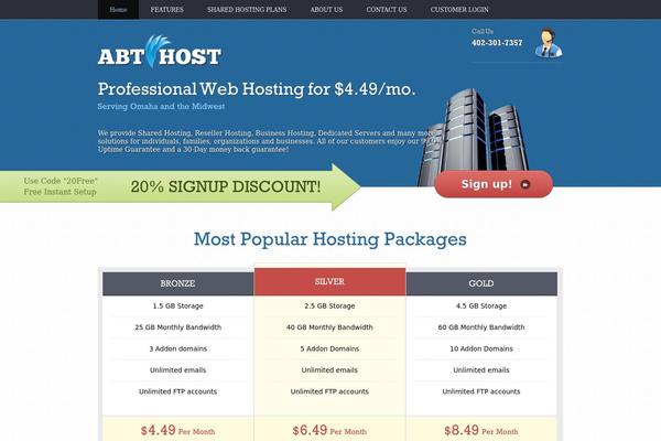 abthost.com site used Availhost