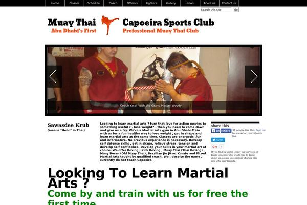 abudhabimuaythai.com site used Themeorrhea