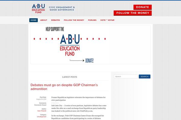 abueducationfund.org site used Campaign