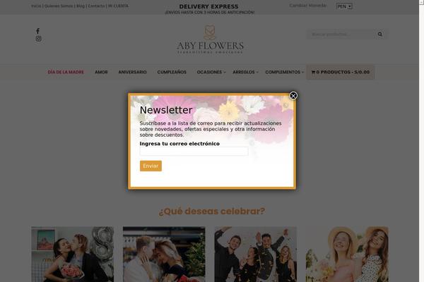 abyflowers.com site used Rozy-child-theme