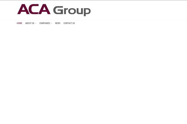 Aca theme site design template sample