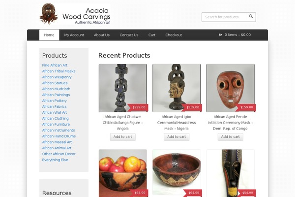 Wootique theme site design template sample