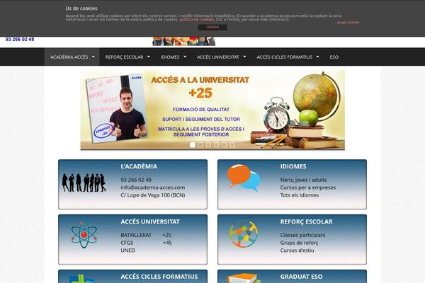 Site using Asesor de Cookies para normativa española plugin