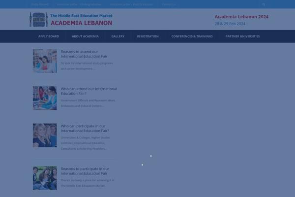 academialeb.com site used V2academialebanon