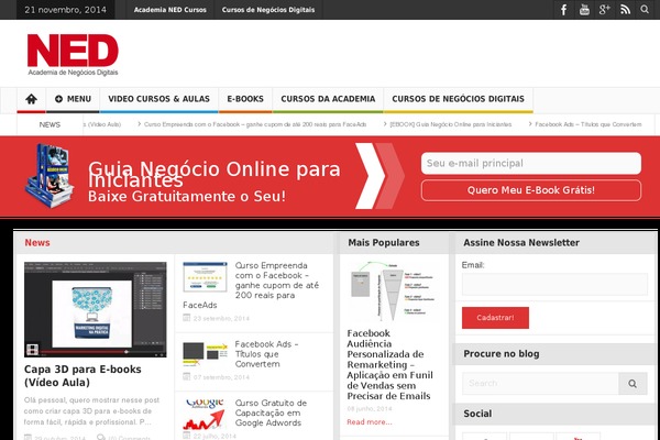 academianed.com.br site used Multinews